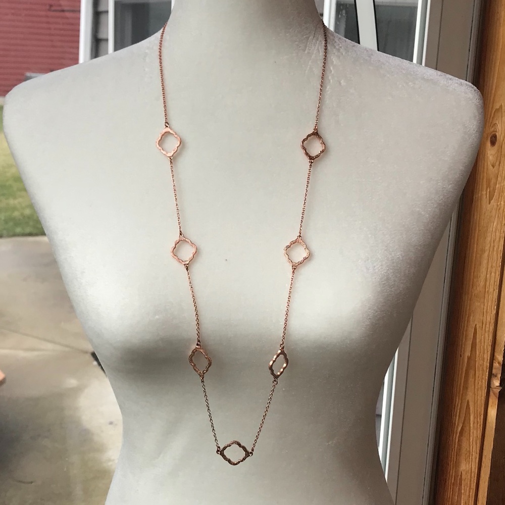 Rose Gold Long Necklace
